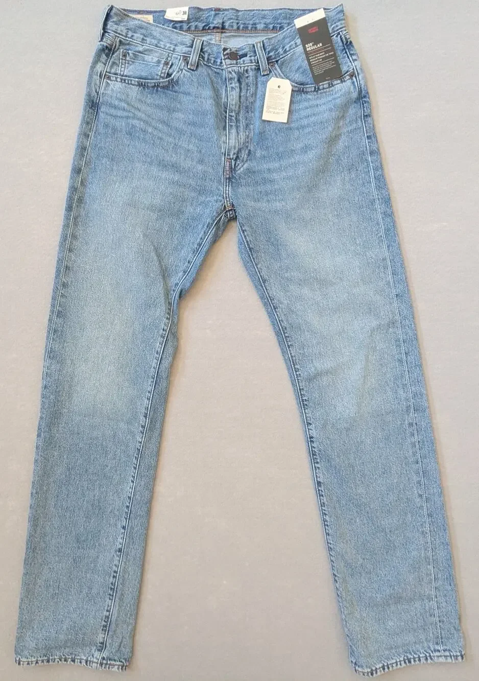 NWT Levi's 505 Regular Selvedge Men's Jeans W33 L34